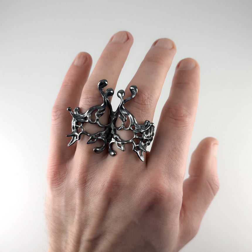 One-of-a-kind ring "Ornament"